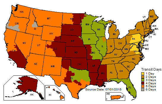 Ups Map